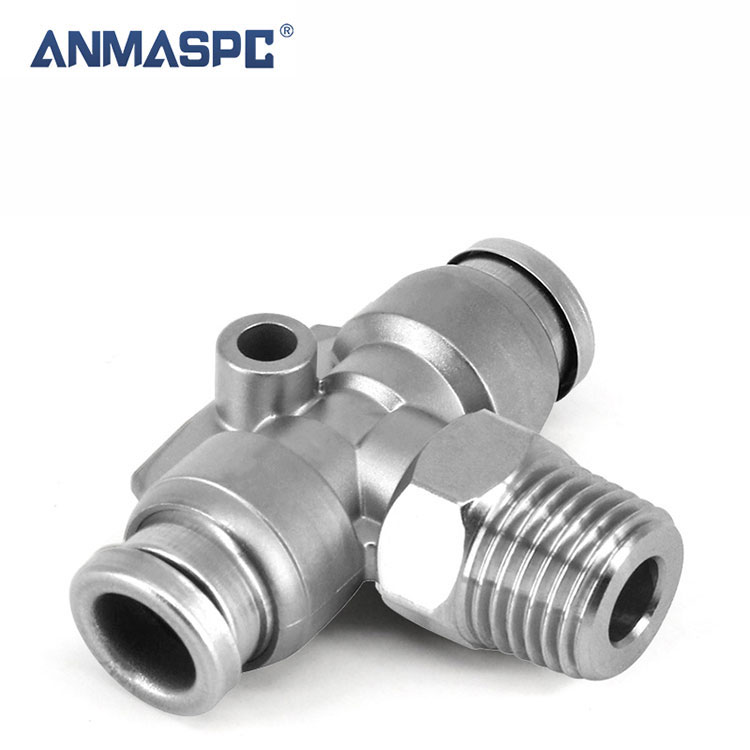 304 316 Stainless Steel Pneumatic Fitting Hose Tube Connectors