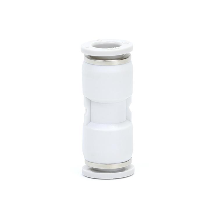 Pneumatic fitting PU series straight fitting white plastic fitting