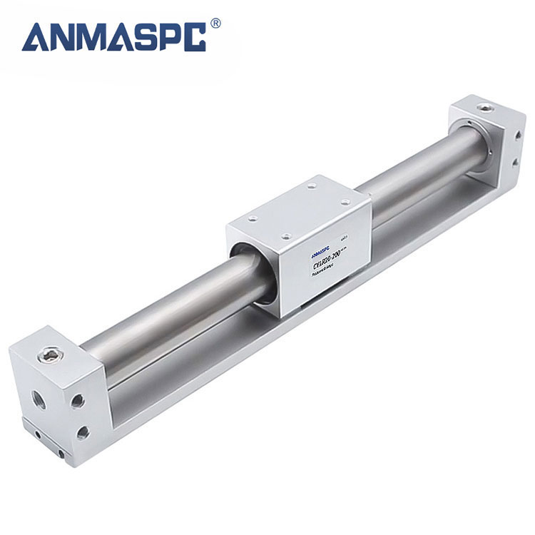 Rodless Magnetic Coupling Guide Pneumatic Air Cylinder