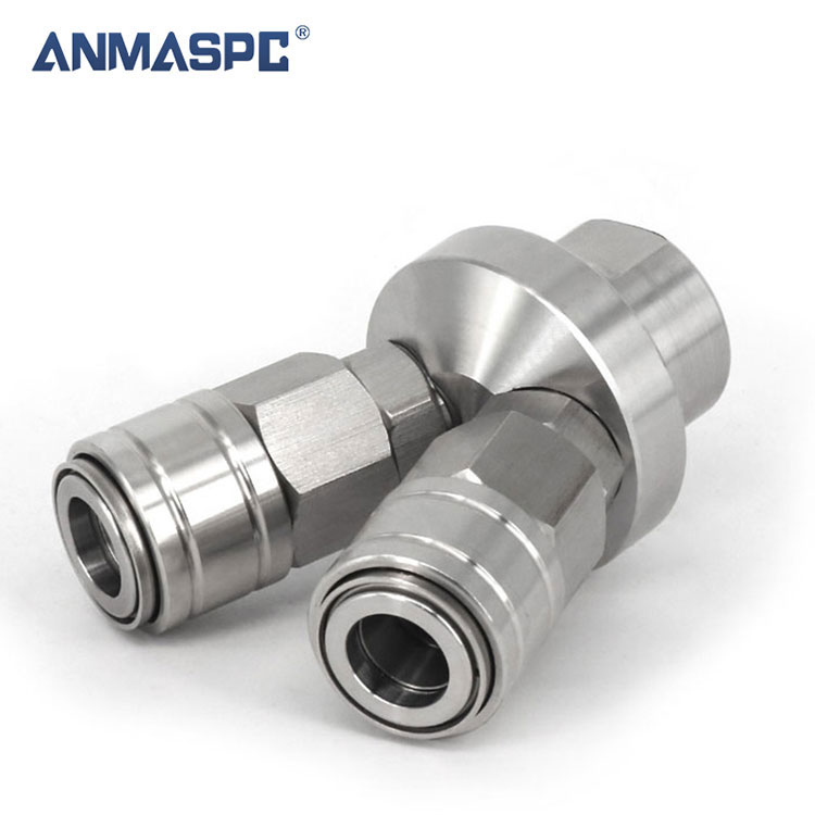 Stainless Steel 304 316 Round Tee Self-Locking C-Type Connector