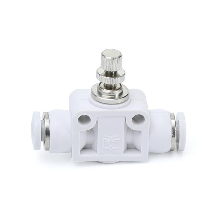 White plastic fitting PA series hand valve for pneumatic part